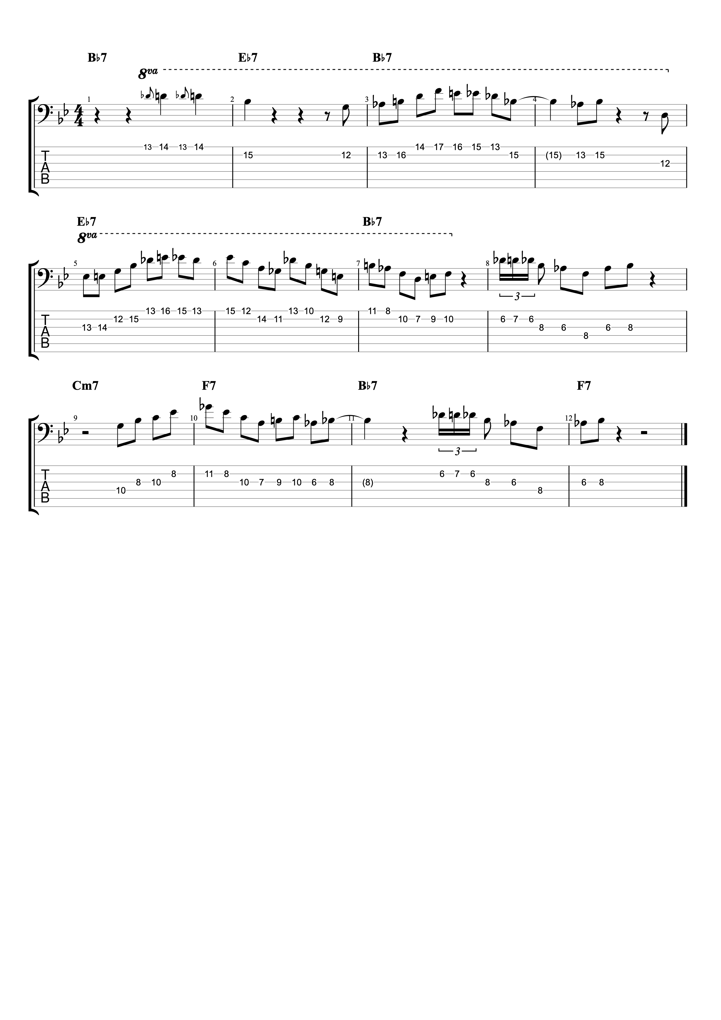 tricotism lead sheet pdf