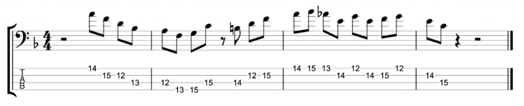 jazz bass licks