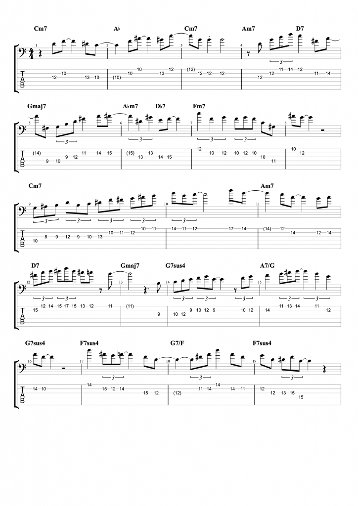 Dolphin Dance Bass Solo - Page 1