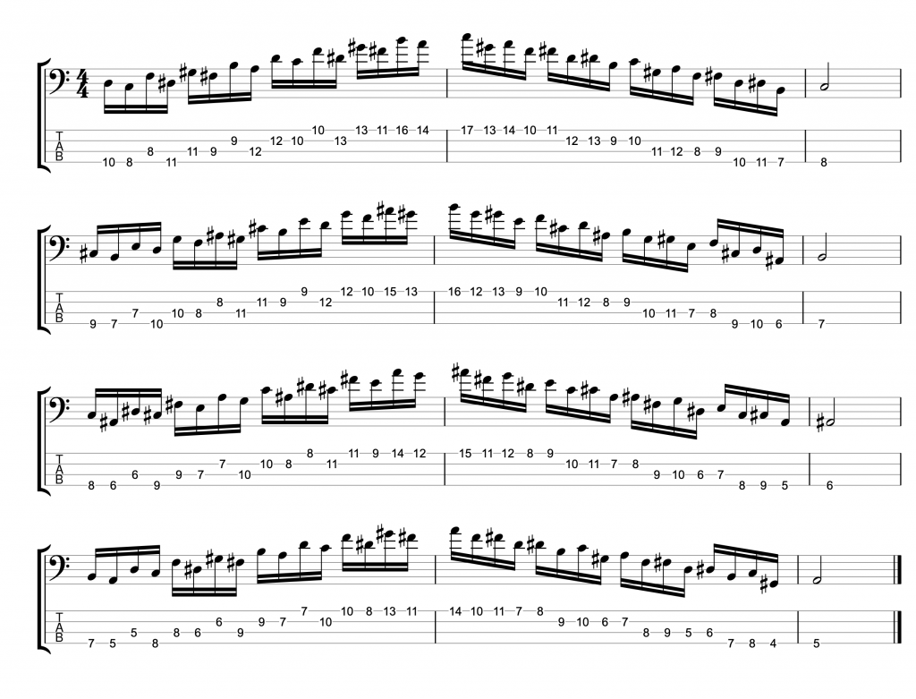 Diminished Scale Exercise