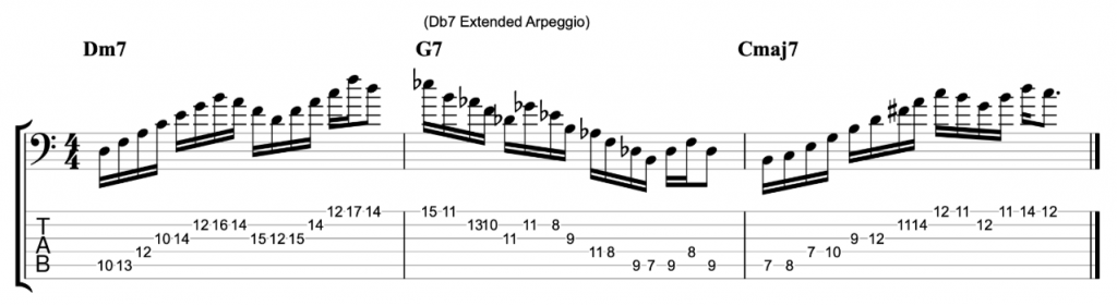 Extended Arpeggios on 6-String Bass