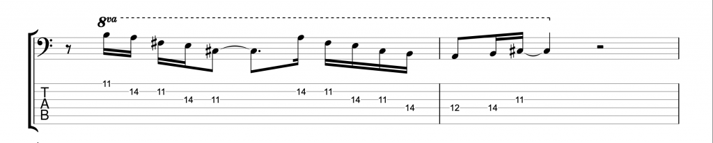 6-string Bass Solo featuring Inside/Outside Pentatonics