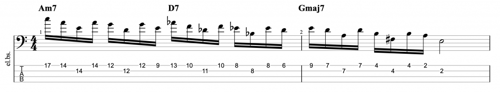 Inside/Outside Pentatonic Jazz Exercise