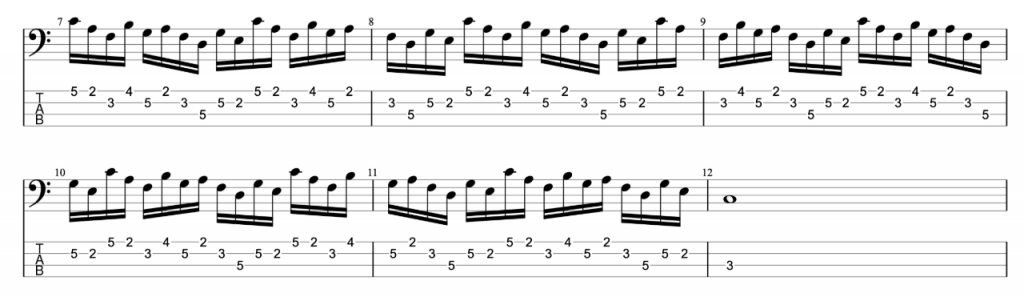 Five Note Groupings - Three and Two