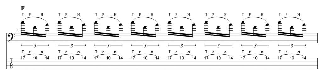 bass triad chart