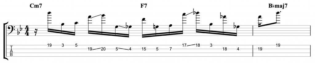 Two-Hand Tapping Jazz Line