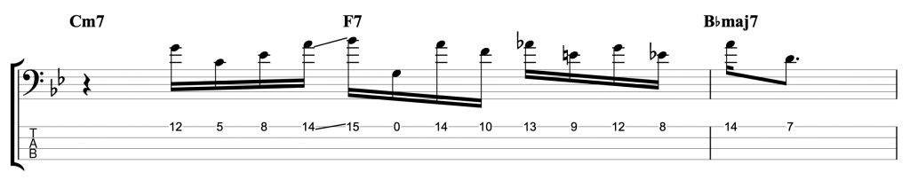 Two-Hand Tapping Jazz Line 2